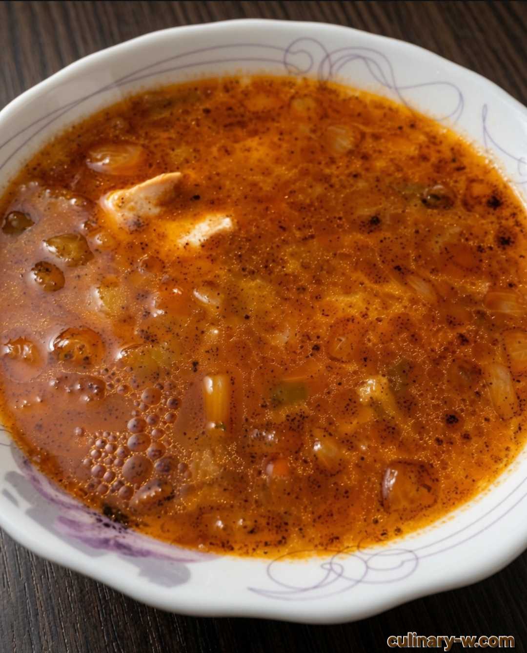Традиционный рассольник с солёными огурцами